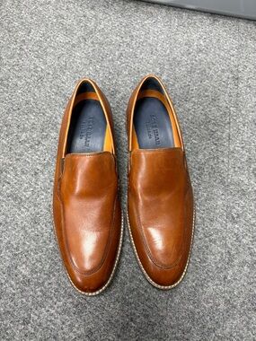 Cole Haan Men's Brown Leather Slip-On Loafers